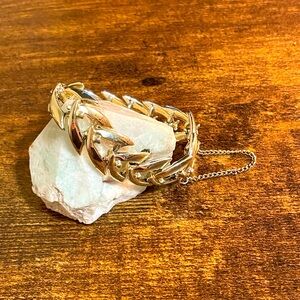 Vintage Gold Tone Coro Link Bracelet